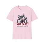 Simple. Not Easy Moto Primary Purpose Supply Co. T-Shirt