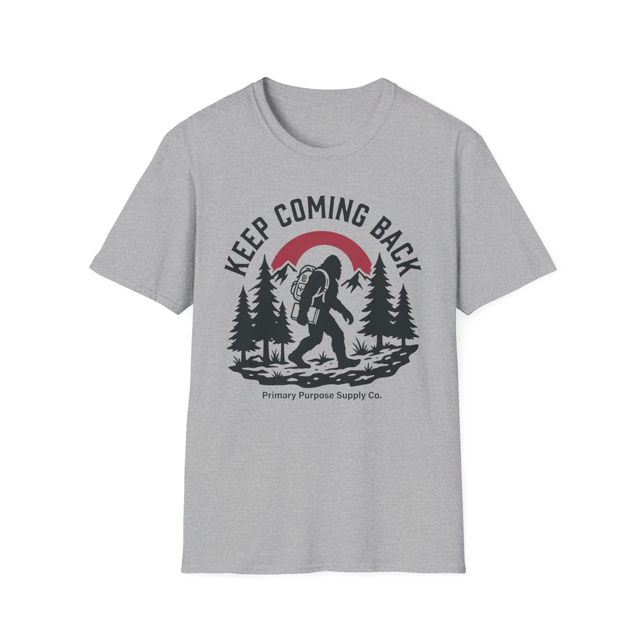 Keep Coming Back Big Foot Primary Purpose Supply Co. T-Shirt