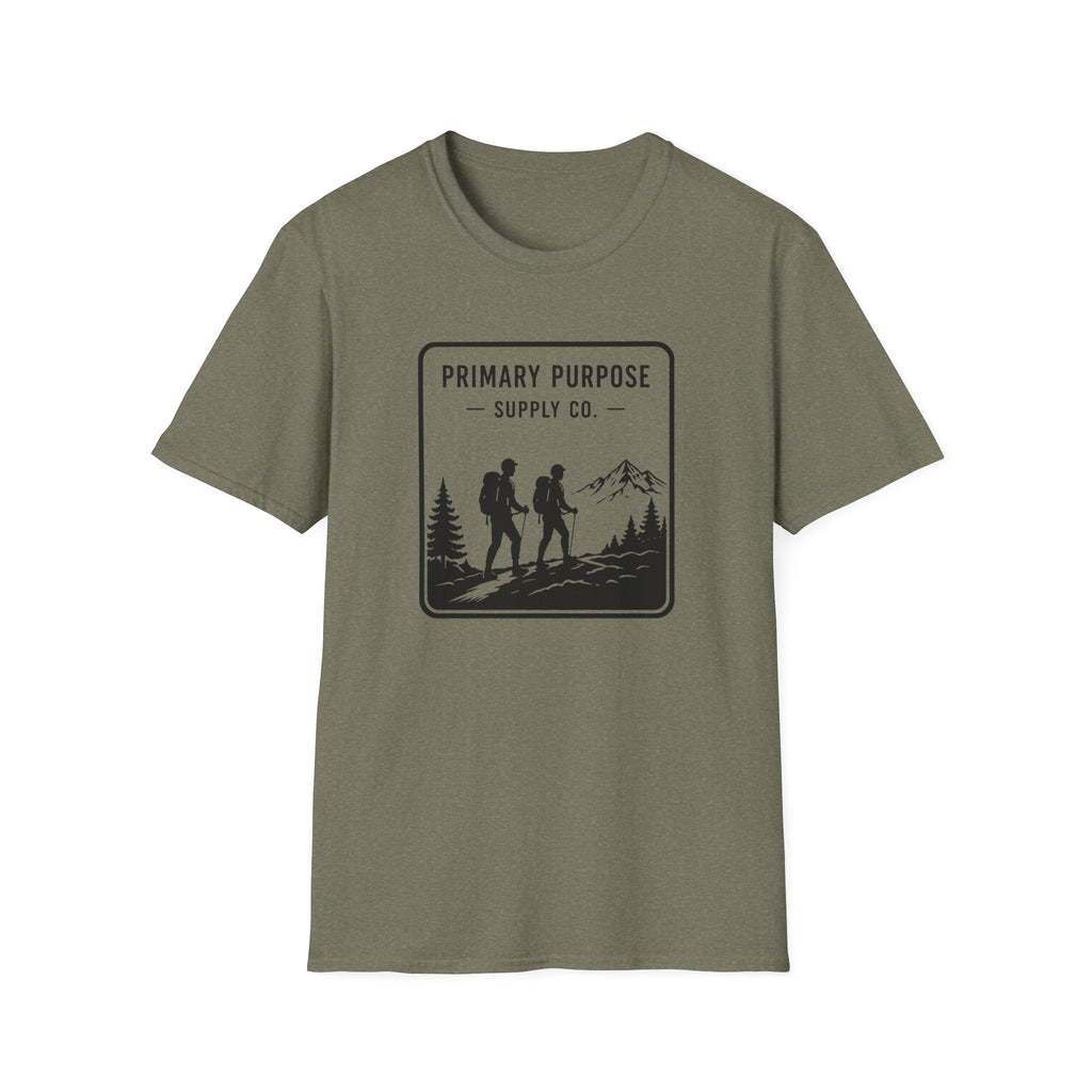 Two Hikers Primary Purpose Supply Co. T-Shirt