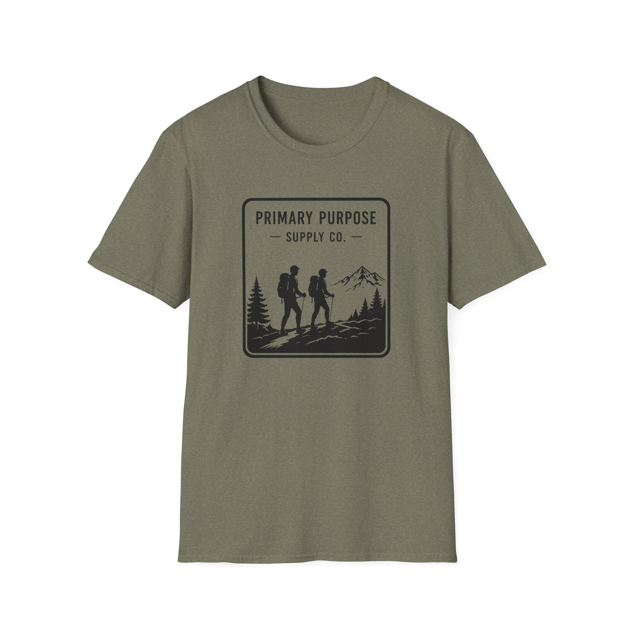 Two Hikers Primary Purpose Supply Co. T-Shirt