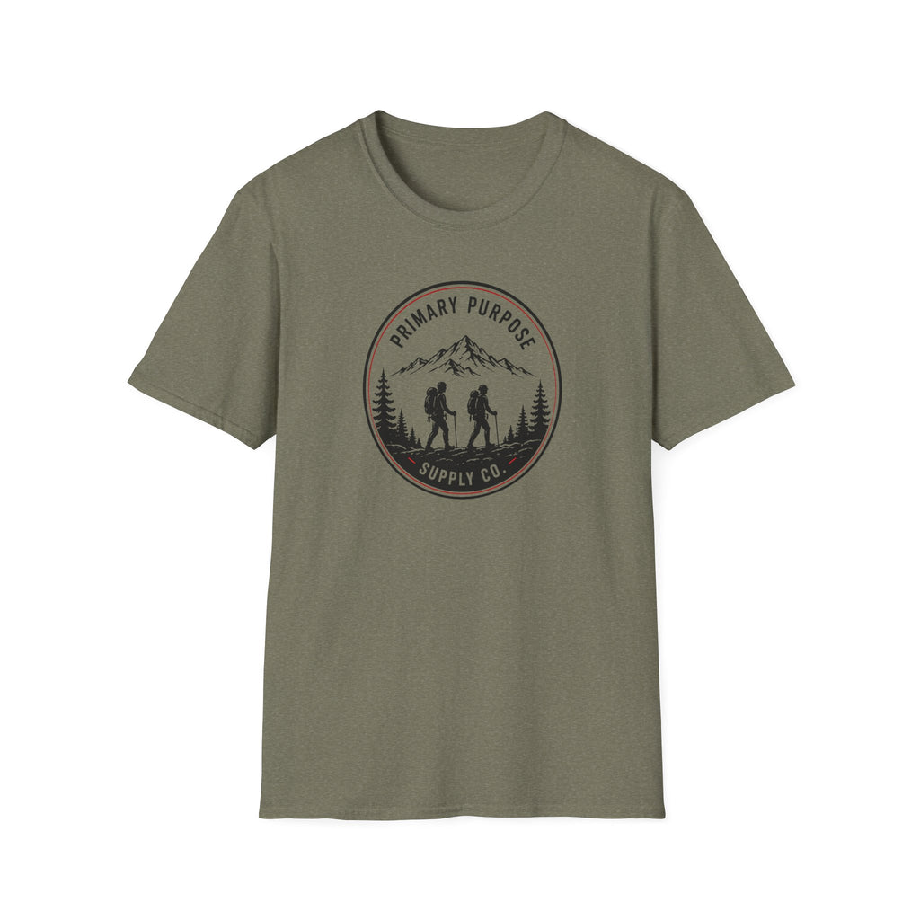 Two Hikers Primary Purpose Supply Co. T-Shirt