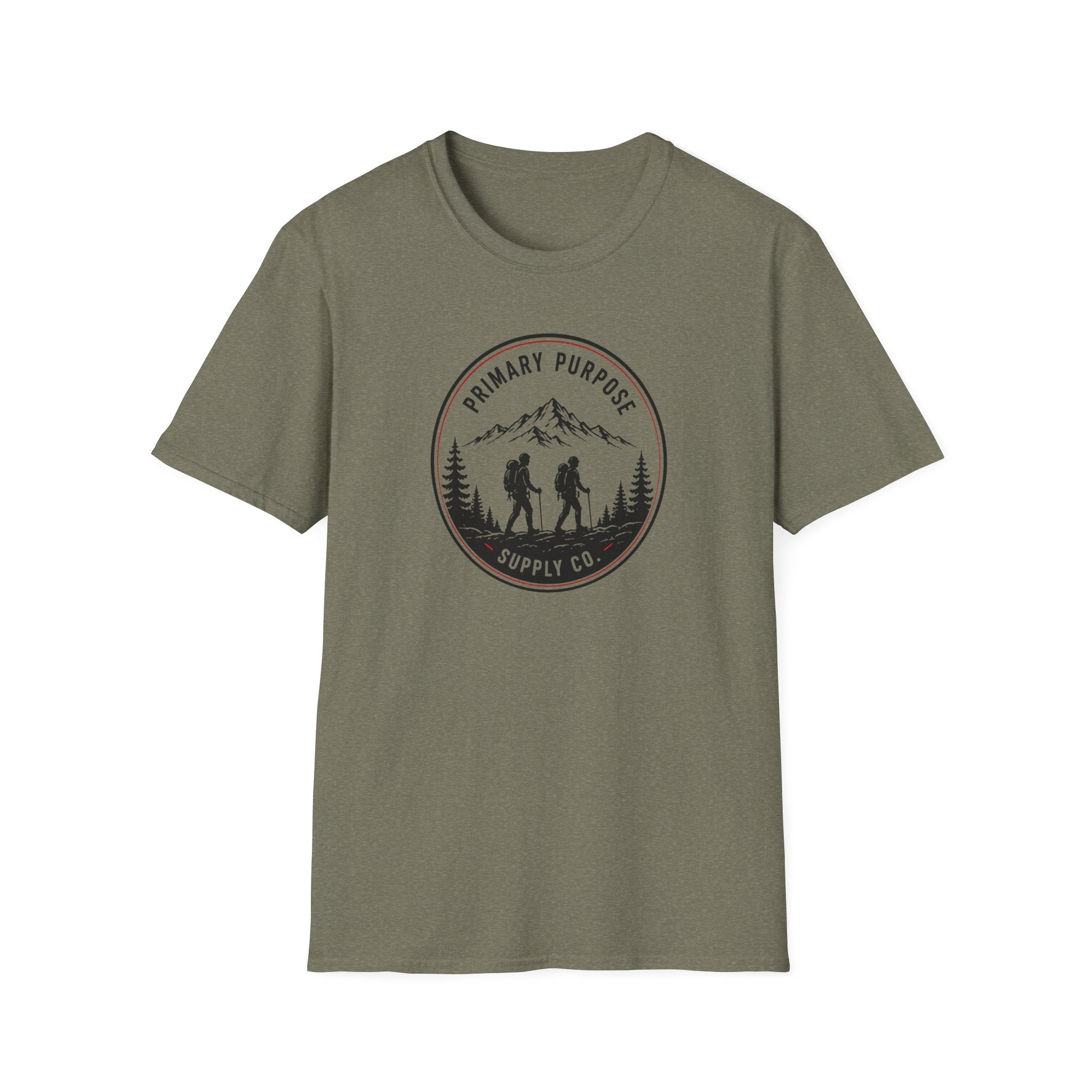 Two Hikers Primary Purpose Supply Co. T-Shirt