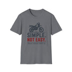 Simple. Not Easy Moto Primary Purpose Supply Co. T-Shirt