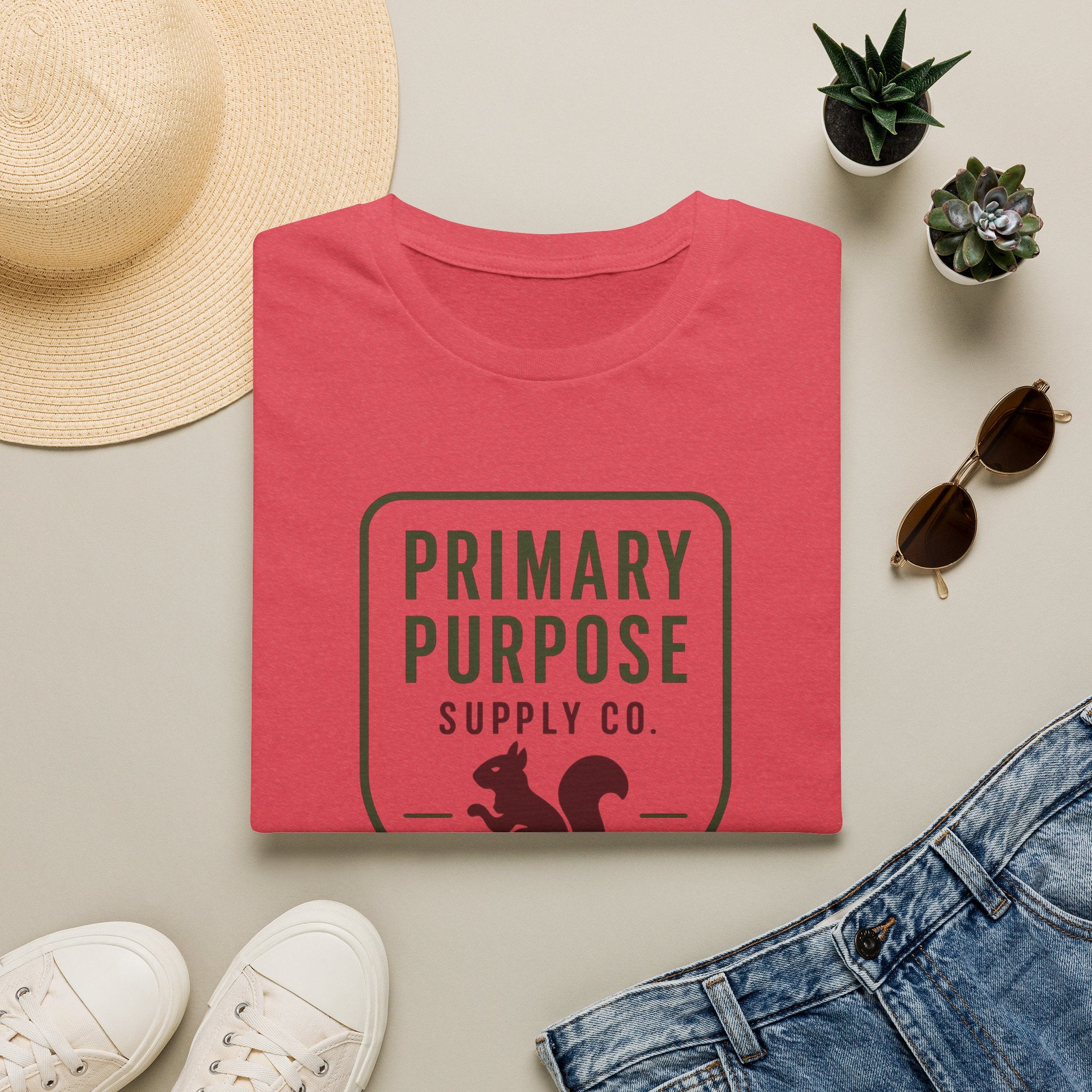 Squirrel Primary Purpose Supply Co. T-Shirt