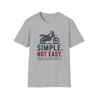 Simple. Not Easy Moto Primary Purpose Supply Co. T-Shirt