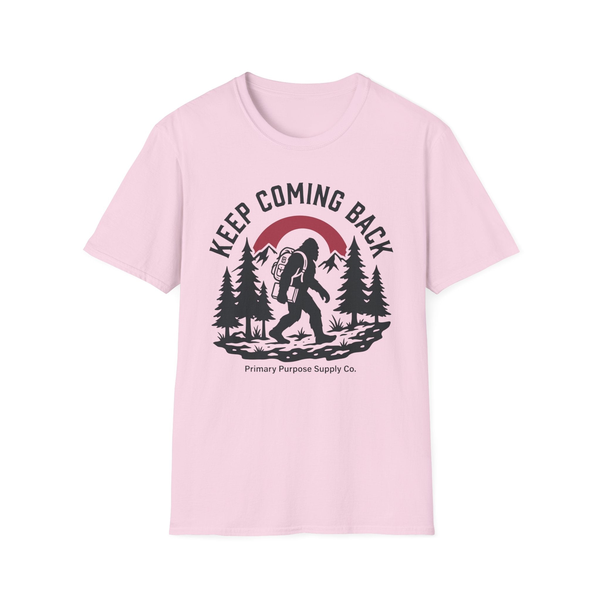 Keep Coming Back Big Foot Primary Purpose Supply Co. T-Shirt